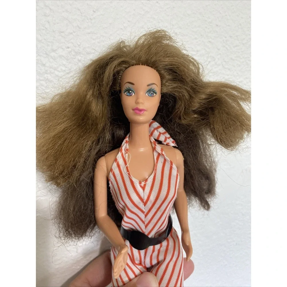 Vtg Barbie 1988 Style Magic Whitney Doll Steffie Face Red White Stripe Halter…
